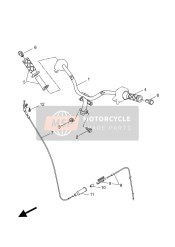 3C6F62460000, Contrappeso, Manopola, Yamaha, 0